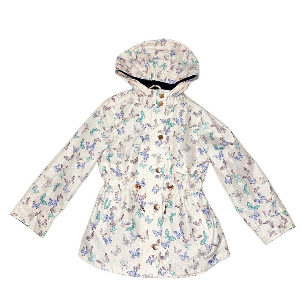 Rokka & Rolla Butterflies Print Jacket Size XS (4-5)